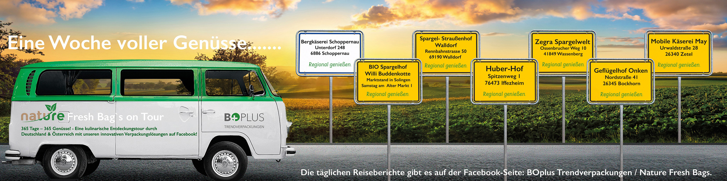 W1 nature Fresh Bags onTour Woche